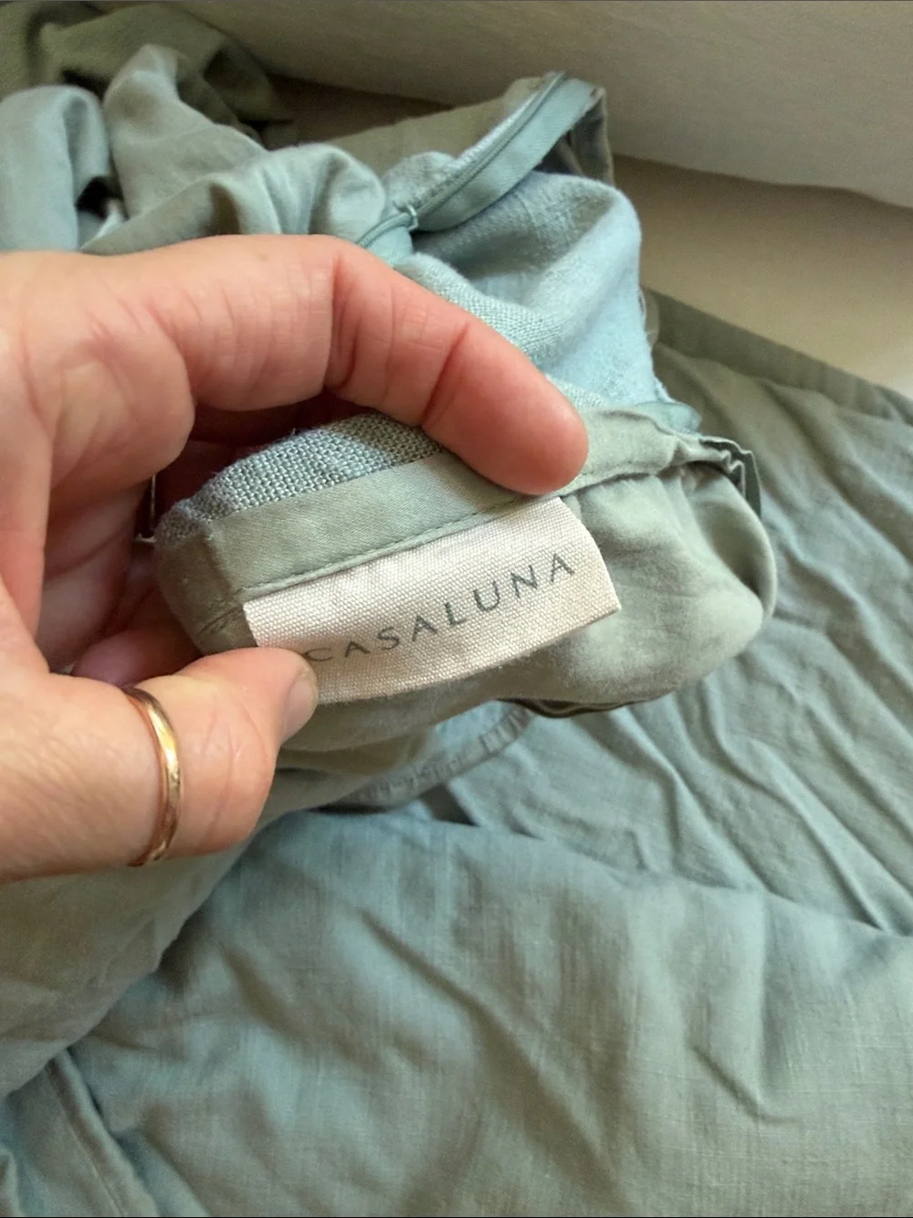 Casaluna Full/Queen Linen Blend Duvet Cover